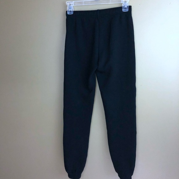 Butter black sweat pants rainbow detail Girls  L - Picture 2 of 4